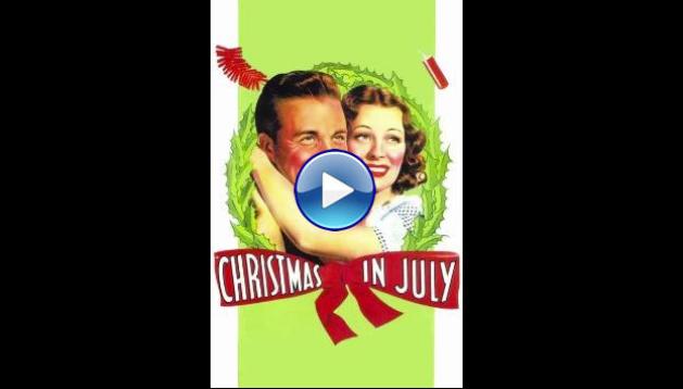 Christmas in July (1940) BluRay Full Movie Watch Online Free